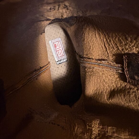 NEW Mens Ariat ATS Heritage Roper Brown Boots Size 8 D 10002284 - Picture 12 of 13